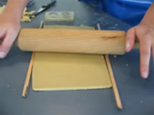 Rolling the dough