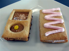 The final outcome: Estelle and Kate's biscuits