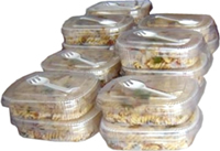 Pasta, packaged and for sale