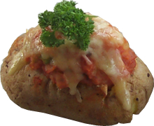Sarah's cooked potato