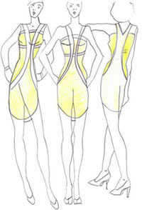 Lucila's tennis outfit concept art