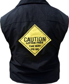 Yulia's rubbish duty vest